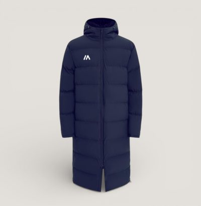 Long Down Jacket (Navy)